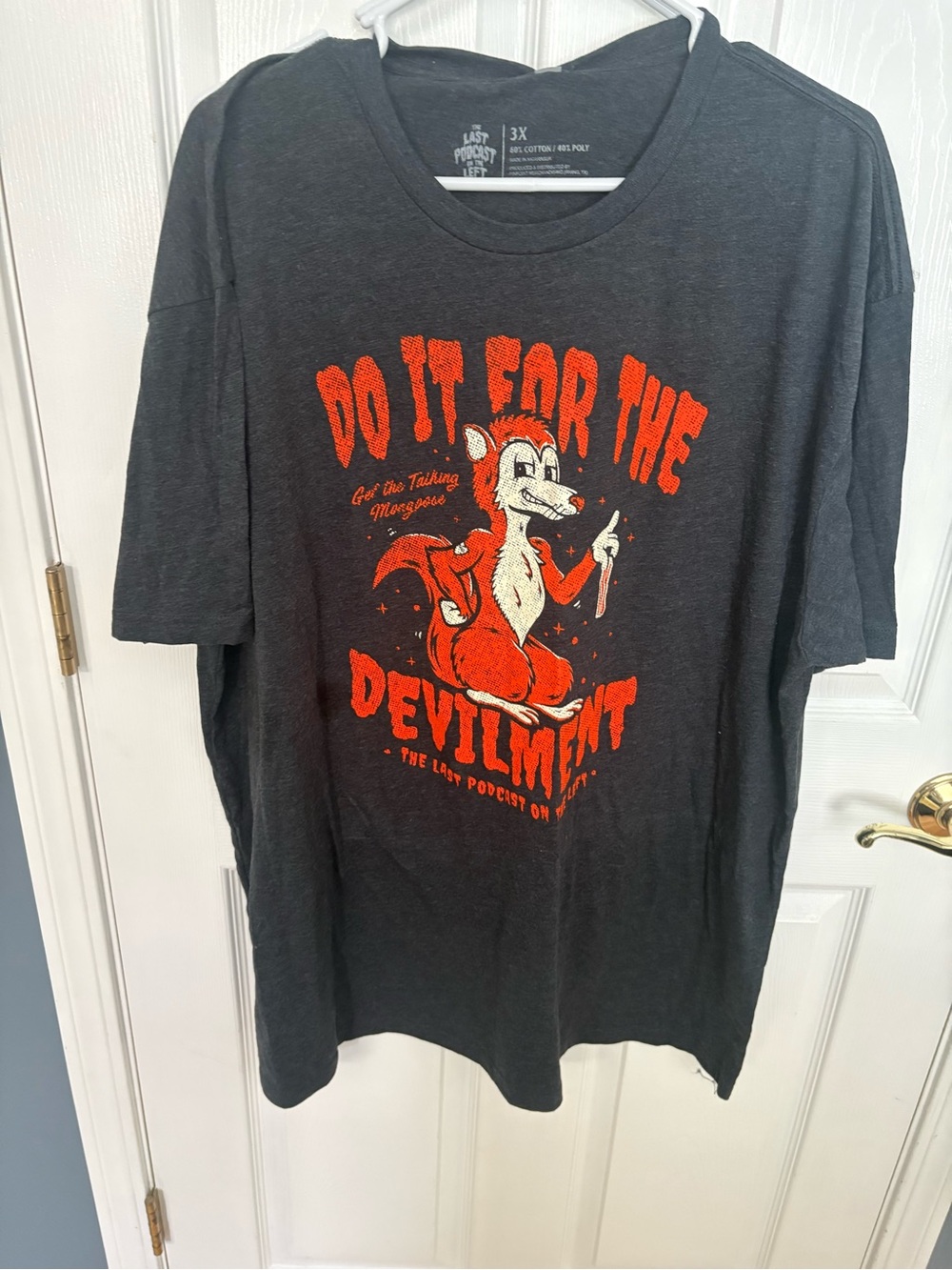 NEW LPOTL Last Podcast on the Left “Gef” the Talking Mongoose RARE Graphic Tee